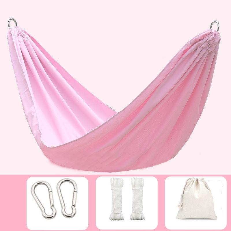 College Dormitory Dormitory Hammock Outdoor Anti-rollover Artifact Thickened Canvas Reclining Swing Cradle Net Red Hanging Chair