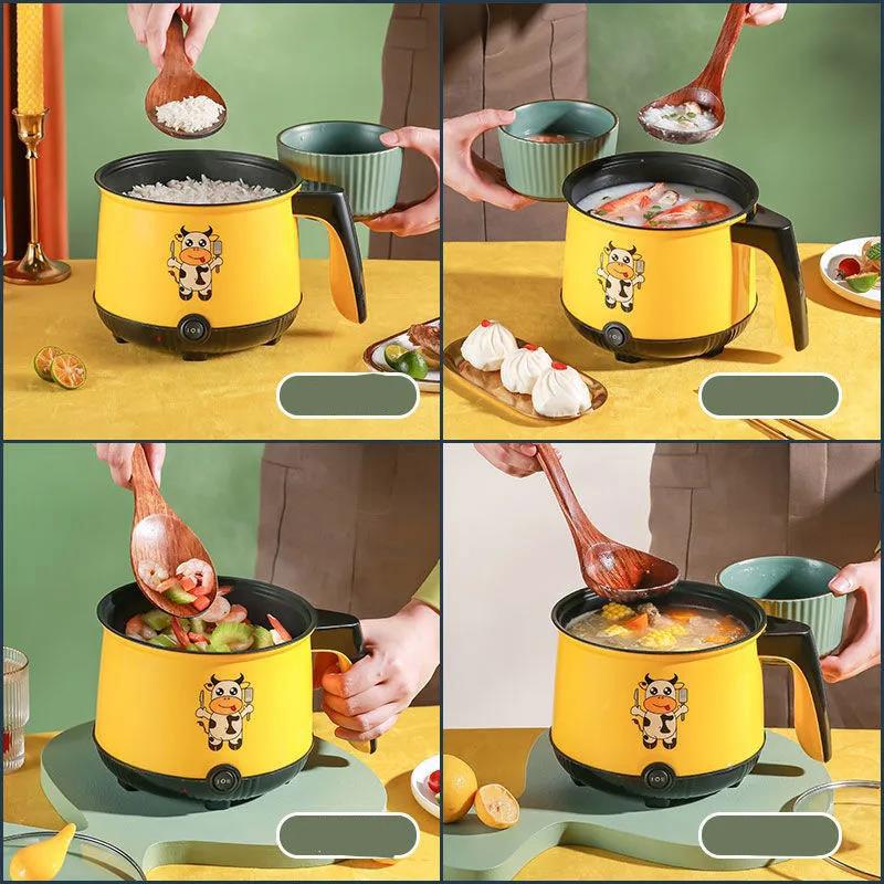 Rice Cooker Dormitory Small Rice Cooker Multi-function Student Pot Cooking Rice Noodle Cooking Non-stick All-in-one Pot Small Pot