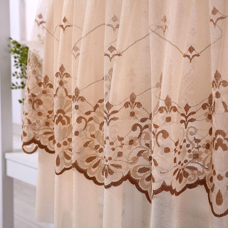 European-style Lace Round Table Cloth Household All-inclusive Round Coffee Table Cover Towel Cover Cloth Round Table Cloth Table Cover