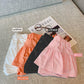 Autumn Spring Summer Casual Girls' Skirts Korean Version of Elastic Short Skirts Pleated Skirts Playful Style Culottes