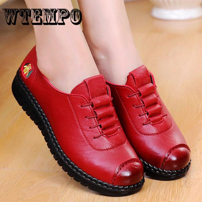 Women Loafers Flat Casual Shoes Soft Genuine Leather Driving Shoes Moccasins