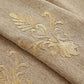 High-end European-style Embroidered Curtains Finished Living Room and Bedroom Shading, Windproof and Sunscreen Curtains (170×270cm)