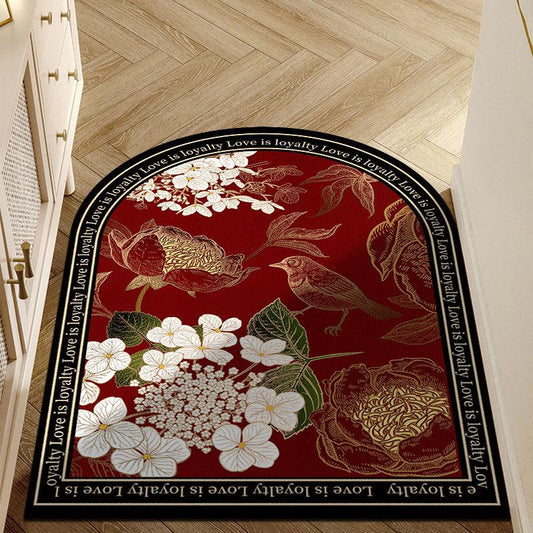 Free To Wash The United States To The Door Leather Placepad Into The Door Pad Anti-slip Carpet Foot Pad Retro Mat Home