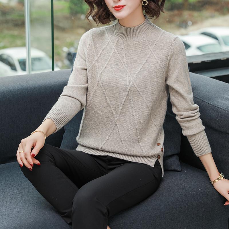 Casual Slim Sweater Pullover Women Long Sleeve Bottoming Sweater Lady Sexy O-Neck Elastic Pullover