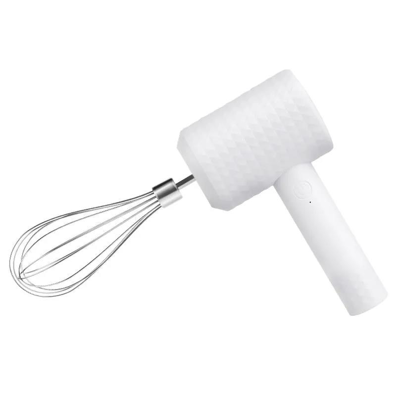 Electric Whisk Handheld Household Rechargeable Cake Baking Tool Wireless Whisk Cream Mixer