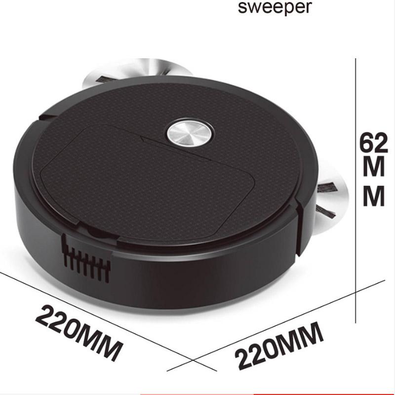 Automatic Charging Sweeping Robot Intelligent Mute Household Cleaning Suction Sweeping Mopping Black Mopping Robot