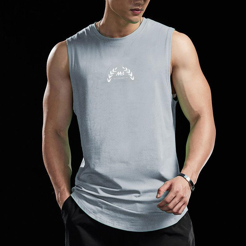 Summer Sports Fitness Training Basketball Vest Casual Sleeveless Loose Vest