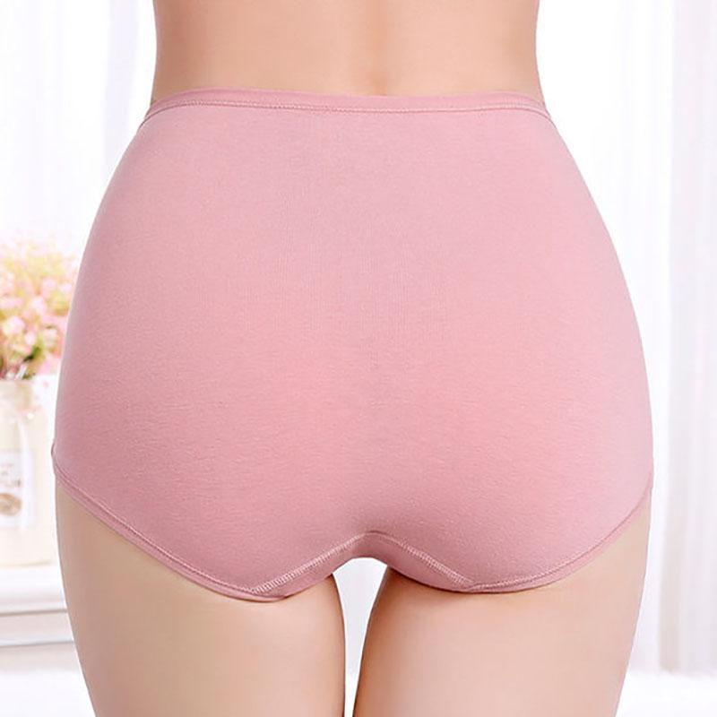 4 Packs Women's Abdomen Pants Belly Shaping Waist Panties Graphene Crotch Antibacterial Body Shaping Pants