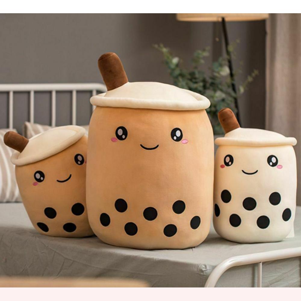 Bubble Milk Tea Boba Cup Soft Stuffed Plush Pillow Cushion Kawaii Cute Toys Gift