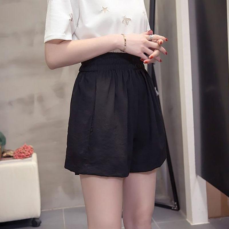 200 Kg Can Wear Large Size Wide-leg Shorts Female Summer Loose High-waist Shorts Female Students Casual All-match Pants