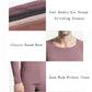 Men Winter Thermal Underwear O-neck Tops Pants Male Autumn Clothes Tight Suit Thicken Windproof Comfortable Soft Lining Long Sleeve High Elasticity