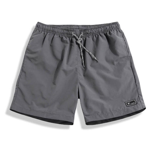 Summer Men's Shorts Straight-tube Breathable Micro-elastic Shorts Casual Loose and Comfortable Sports Five-point Pants