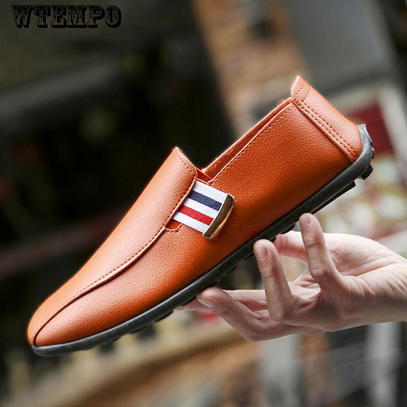 Oxfords Leather Men Shoes Fashion Casual Pointed Top Formal Business Male Wedding Dress Flats