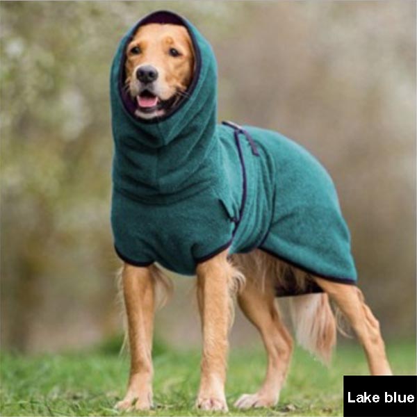 European and American Pet Clothing Fleece Velvet Golden Retriever Dog Thick Warm Clothing Pet Supplies