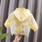 Girls' Autumn Jacket 2021 Little Wings Jacket Middle and Small Children Spring and Autumn Children's Clothes