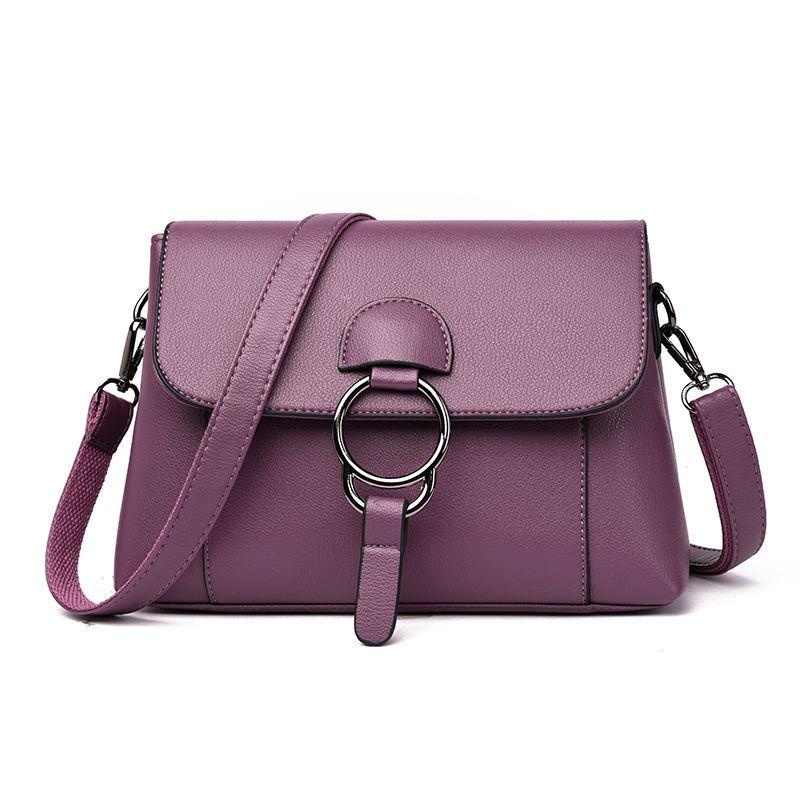 Cowhide Bag High Capacity Women Crossbody Bags Soft Surface Genuine Leather Adjustable Shoulder Straps