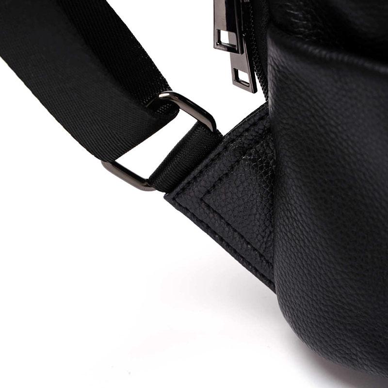 Leather Backpack Women Black Zipper Waterproof Student Computer Bag Outdoor Sports Travel Bags