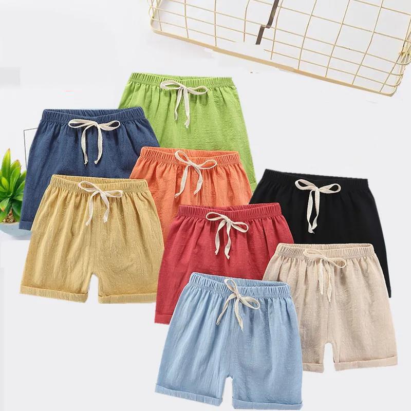 Children's Pants Summer Boys and Girls Wear Korean Sports Shorts Beach Pants Pajamas and Leggings Pants