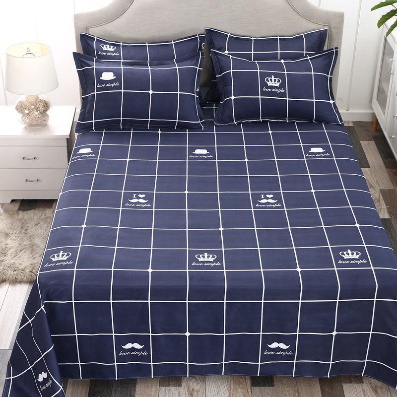 Bedding Double Queen King Sheets Cover Set Pastoral Style Peaches Bed Linen Sheet Bed Set Home Bedding Green Three-piece Bedding