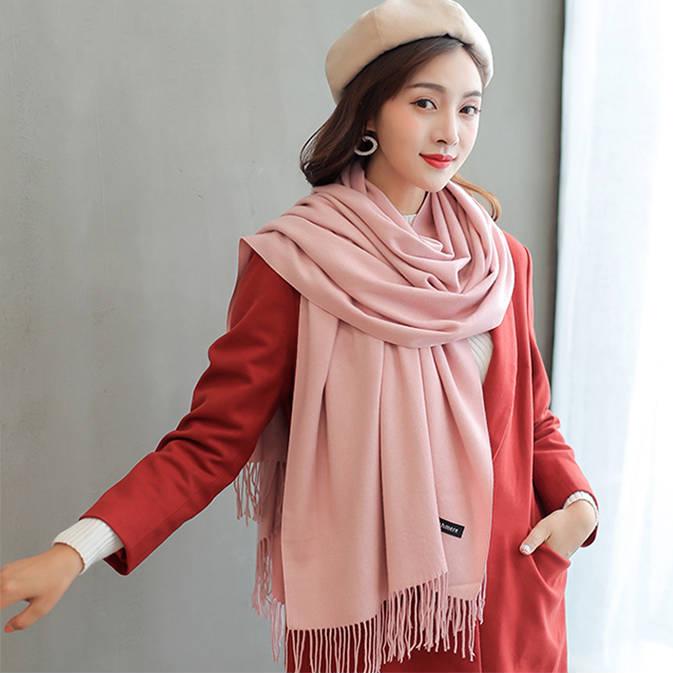 Winter Women Scarf Fashion Soft Cashmere Scarves for Lady Pashmina Shawls Wrap Blanket Bandana