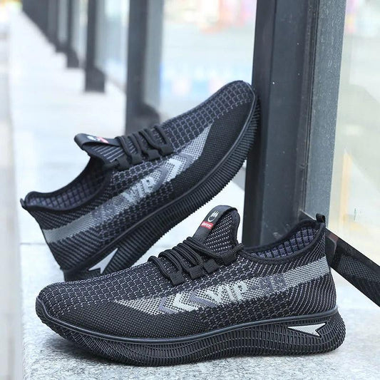 Men's Casual Mesh Shoes Breathable Deodorant Sneakers Trend Shoes All-match Non-slip Soft Bottom Net Shoes Spring and Summer Comfortable Dad Shoes