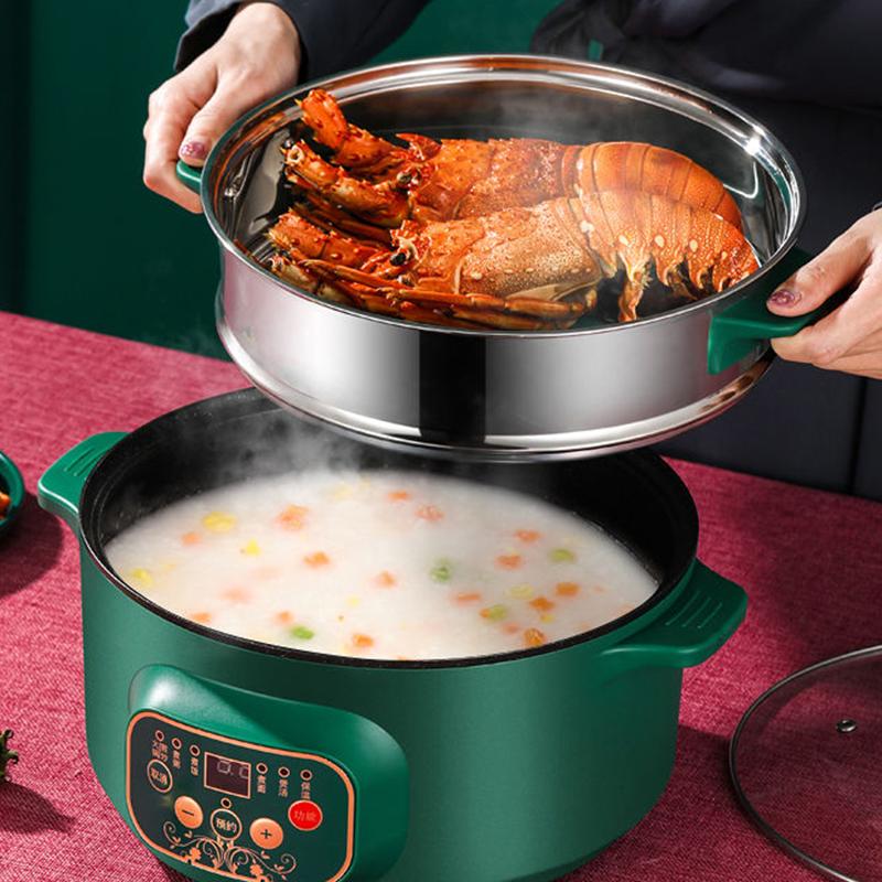 Smart Appointment Type Multifunctional Electric Cooker Dormitory Noodle Cooker Household Rice Cooker Wok Non-stick Pan