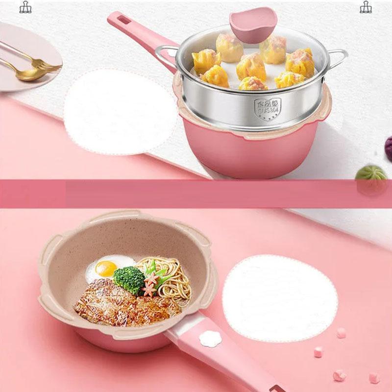 Complementary Food Pot Baby Children's Pot Frying Boiling and Stewing Maifan Stone Non-stick Pot Dormitory Instant Noodle Pot