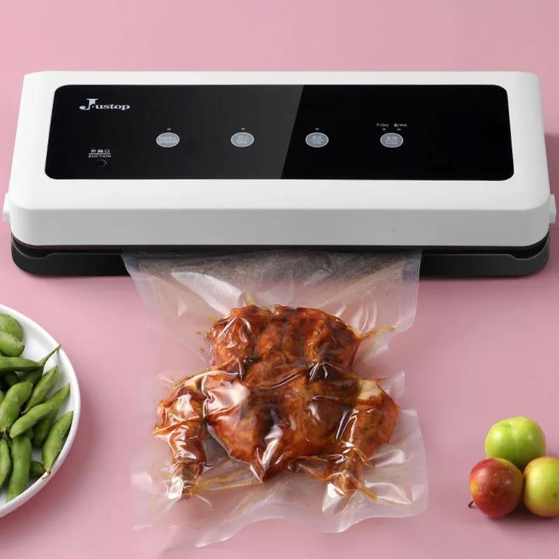 Best Food Vacuum Seale  Automatic Commercial Household Food Vacuum Sealer Packaging Machine Include Bags