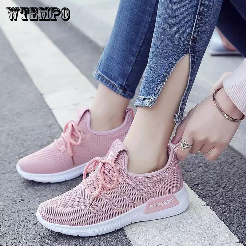 Athletic Shoes Women Breathable Mesh Shoes Athletic Running Shoes