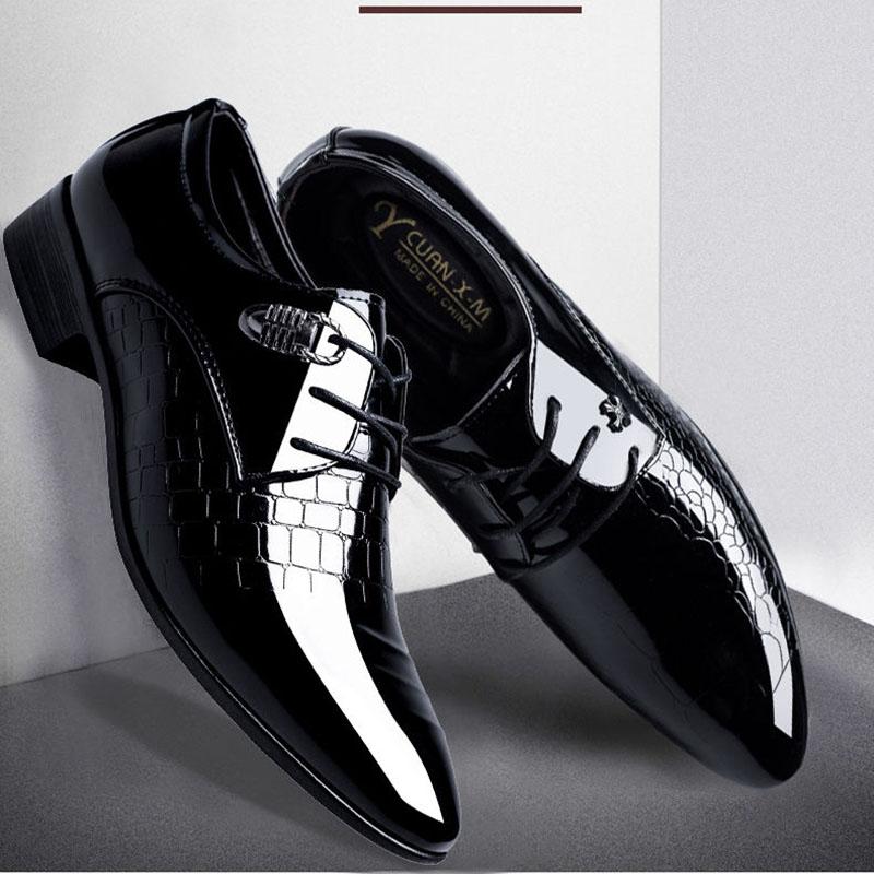 Men's Casual Business Dress Shoes Youth British Korean Style Breathable Trendy Moccasins