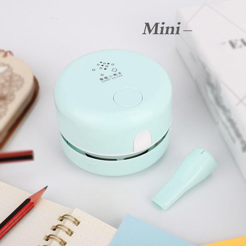 Desktop Vacuum Cleaner Mini Cleaning Machine Portable Strong Suction Rubber Dust Confetti Soot Keyboard Desktop Cleaner