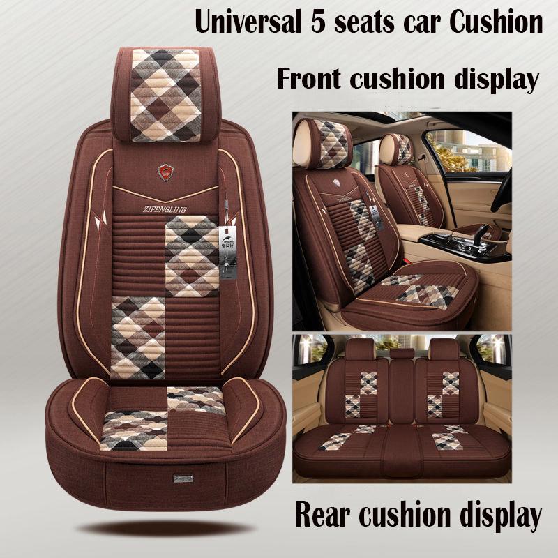 Universal car seat cover Waterproof Car Seat Cover Universal Leather 5 set Auto Seat Cushion 5 seats