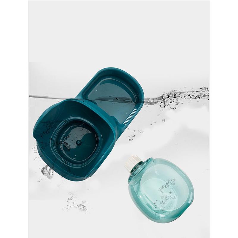 3.7L High capacity Non-slip Cat Bowls Unplugged Pet Food Dispenser Water Feeder Bowls Dogs Feeders Double Bowls Drinking Feeding Bowls