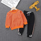 Baby Autumn Suits Children's Clothing Boys' Spring and Autumn Long-sleeved Two-piece Baby Clothes 0-6 Years Old