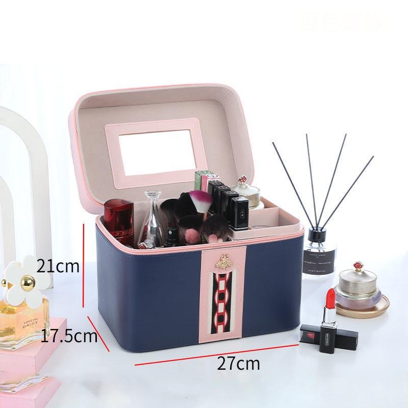 Cosmetic Bag Large-capacity Portable Multi-functional Cosmetic Box Home Desktop Multi-layer Cosmetic Storage Box