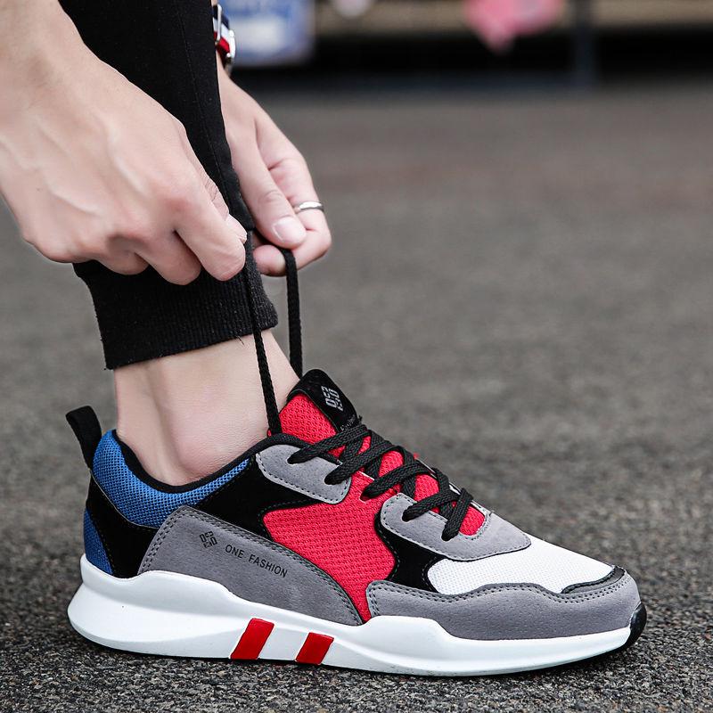 Men's Shoes Spring Men's Sports Shoes Casual Running Shoes Korean Version of The Trend Father Shoes