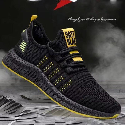 Men's Fashion Trend All-match Net Shoes Sneakers Student Casual Breathable Running Shoes