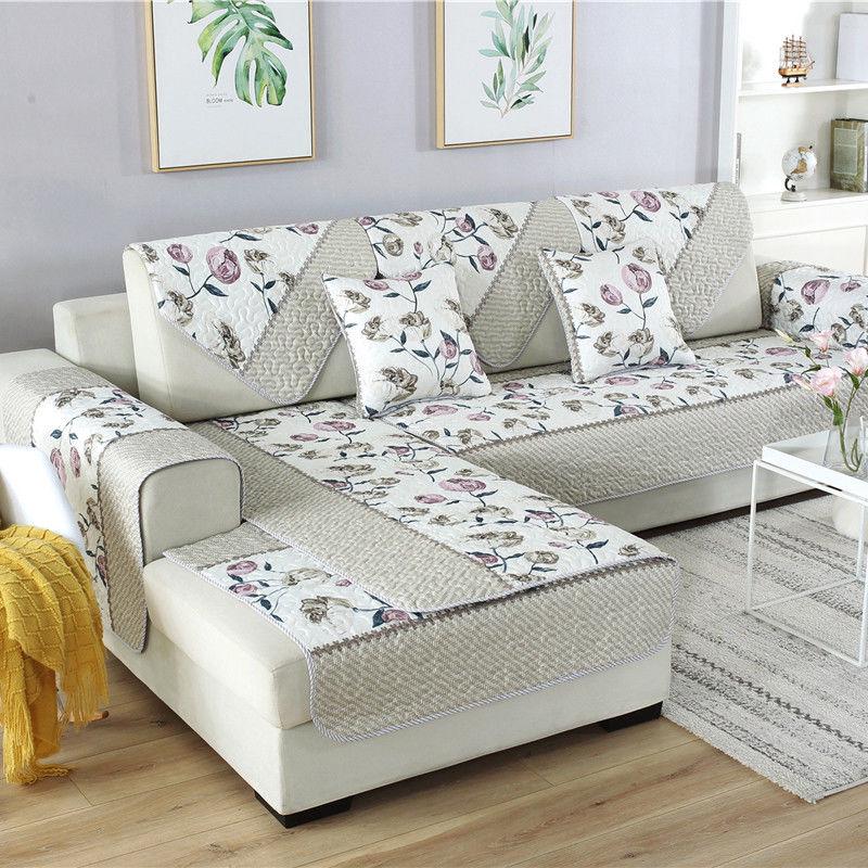 Sofa Cover for Living Room Soft Non-slip L Shaped Slipcover Modern Corner Sofa Covers 1-4 Seats