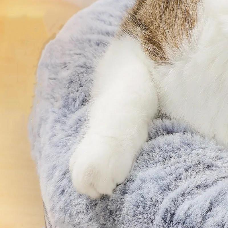 Warm winter cat litter semi-enclosed dogs litter house villa cat bed deep sleep kennel Dog Bed Mat Plush Soft Warm Pets Nest Cushion Sleeping Sofa