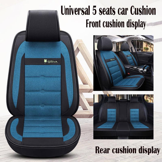 Universal car seat cover Waterproof Car Seat Cover Universal Leather 5 set Auto Seat Cushion 5 seats