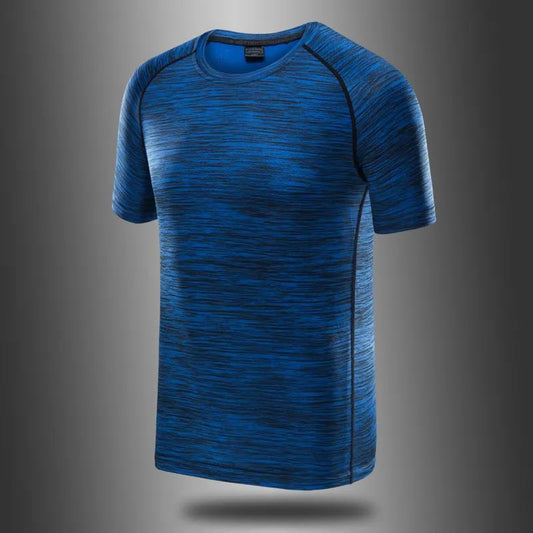 Outdoor Quick-drying T-shirt Men's Short-sleeved Sports Fitness Clothing Men's Summer Yoga Running Round Neck Outdoor Quick-drying Thin Section