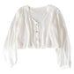 Cardigan Shawl Women's Chiffon Thin Retro Sunscreen Shirt Short Cardigan Top Summer