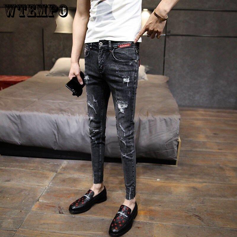 Pants Fashion Men's Jeans Hole Jeans Pants for Men