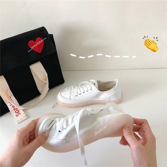 Classic White Shoes Woman Casual Canvas Shoes Female Summer Women Sneakers Lace-Up Flat Trainers Fashion Women Vulcanize Shoes