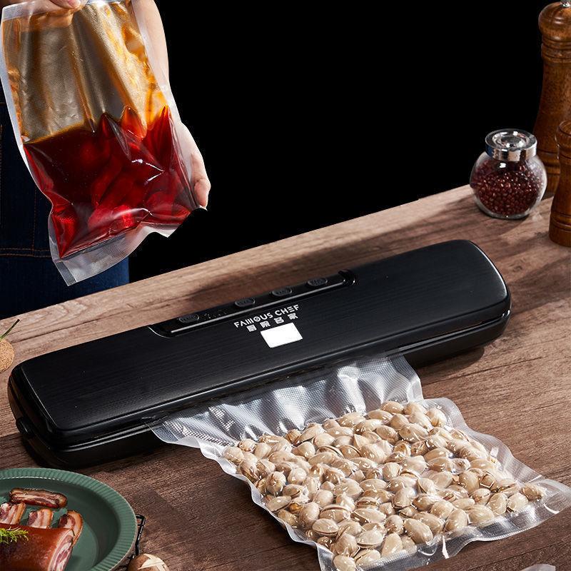 Best Food Vacuum Sealer  Automatic Commercial Household Food Vacuum Sealer Packaging Machine Include  Bags