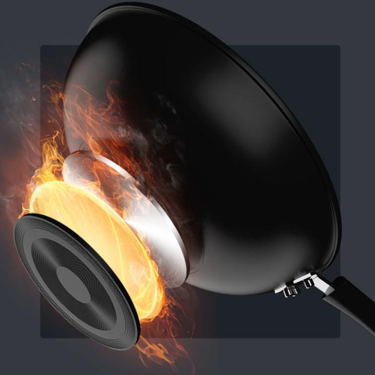 Maifan stone frying pan household non-stick frying pan gas-free fume frying pan induction cooker universal iron pot