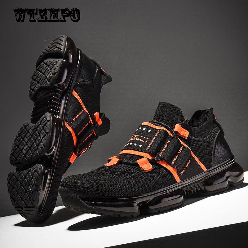 WTEMPO Men's Shoes  Air Cushion Running Shoes Trend Basketball Shoes Summer Sports Shoes