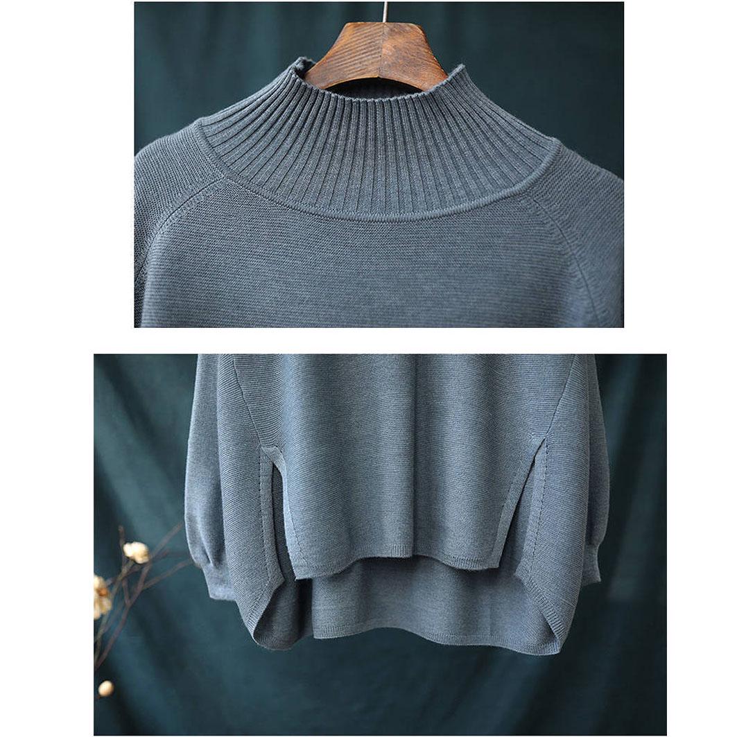 Soft Cashmere Sweater Design Slim Basic Bottoming Shirt Solid Color Plus Size Pullovers