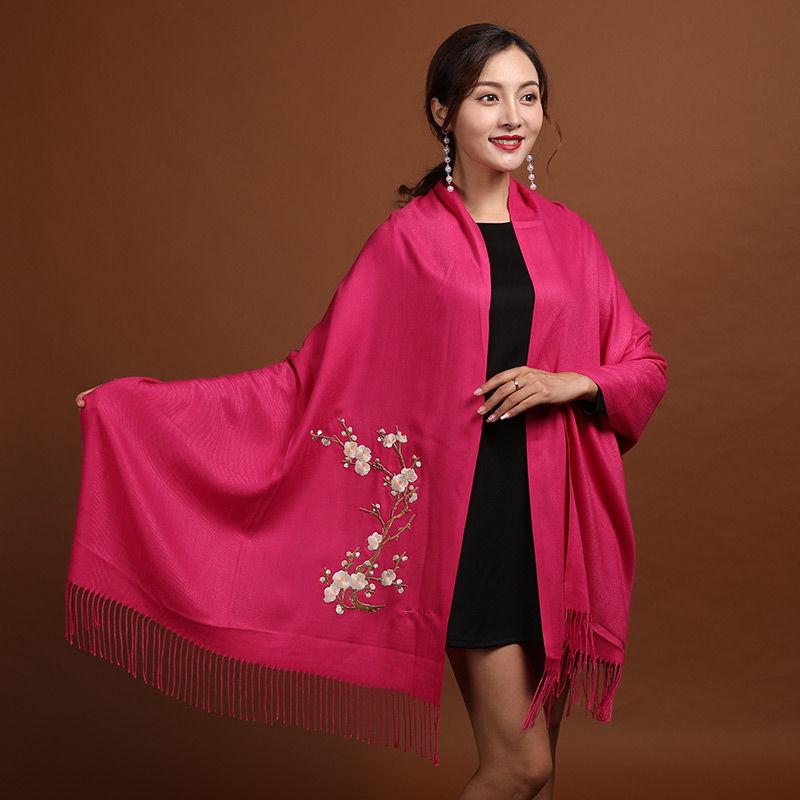 Cashmere Women Scarf Warm Shawl Wool Stole Head Neck Long Winter Scarf Women for Ladies