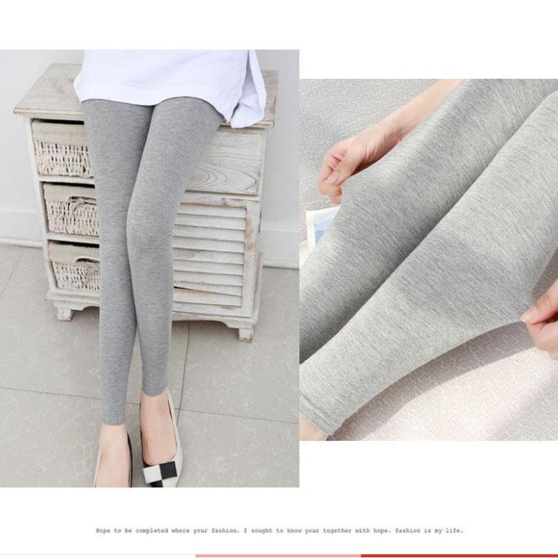 Modal Leggings Women's Outer Wear Thin Nine-point Korean Version of All-match Long Trousers Women's Inner Wear Tight-fitting Large Size High Waist